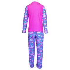 Pijama Infantil Menina Manga Longa e Calça Porcórnio - Isabb - comprar online