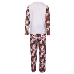 Pijama Adulto Feminino Manga Longa e Calça Urso - Isabb - comprar online