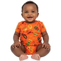 Body Bebê Estampado África - Isabb - Isabb