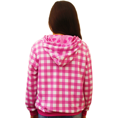 Blusa Moletinho Bolso Canguru com Capuz Barbie PERSONALIZÁVEL COM NOME DA CRIANÇA