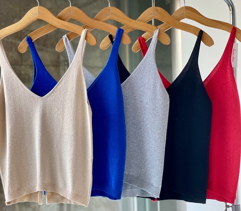 Musculosa “Lali” Lurex