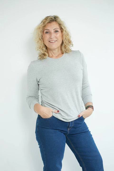 Remera Basic Premium m/larga - andrea vasen