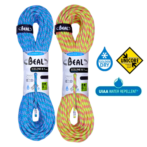 BEAL ICE LINE 8.1mm Golden Dry x 60mts