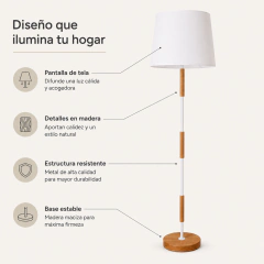 Lámpara De Pie Nórdica Ruffina - comprar online