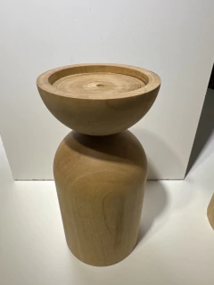 Set Porta Velas Nórdico de Madera 10×20 cm en internet