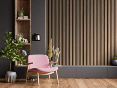 Wall Panel Interior Varillado Decorativo 16cm×270 cm – Revestimiento Moderno Spc Simil Madera - tienda online
