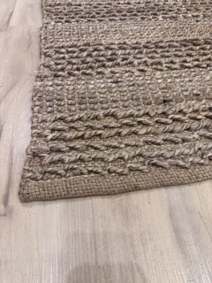 Imagen de Alfombra Tejida de Yute Natural 1,20 x 1,70 m | Hecha a Mano | Importada