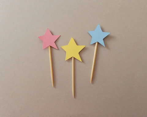Mini Topper Estrelinha