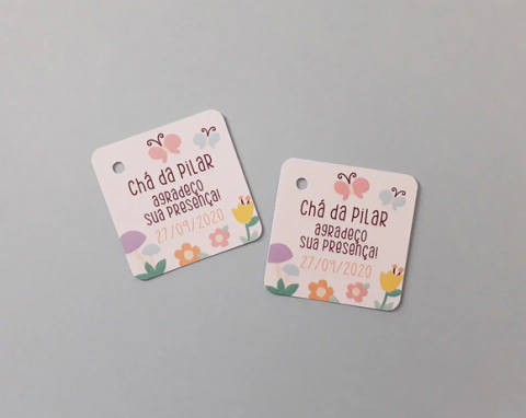 Tag Lembrancinha Primavera
