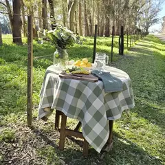 MANTEL CUADRILLE COLOR en internet