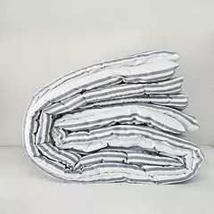ACOLCHADO RAYAS GRUESAS AZUL + PERCAL 180X240cm - El Talleras | Ropa blanca & Complementos