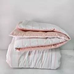 ACOLCHADO RAYAS FINAS ROSAS 180x240cm - comprar online