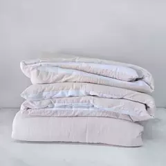 ACOLCHADO MIL RAYAS ROSA + PERCAL 180x240cm - comprar online