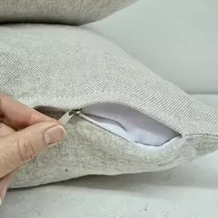 ALMOHADÓN 60x60cm BIFAZ LINO LIVIANO/ PANAMÁ en internet