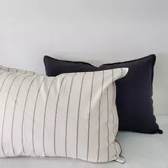 almohadón bifaz 80x50cm rayas/tusor