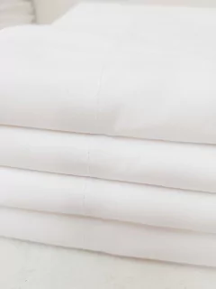 SABANAS CLASSIC PERCAL BLANCO 200 HILOS en internet