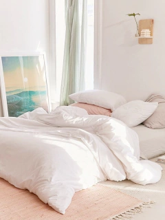 COMBO FUNDA DE EDREDÓN + FUNDAS DE ALMOHADÓN EN PERCAL en internet