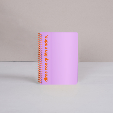 Cuaderno A5 Colorblock - Lila