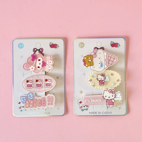 Set hebillas Clip x 3 Sanrio - comprar online