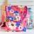 Lunchera Grande - Flores Fucsia