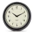 Reloj de pared Retro Negro
