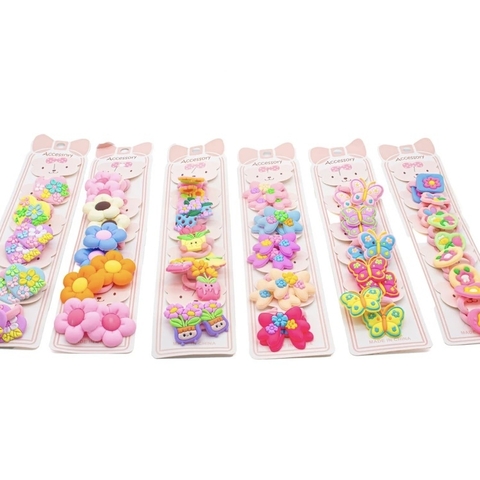 Set x 10 colitas - Flores