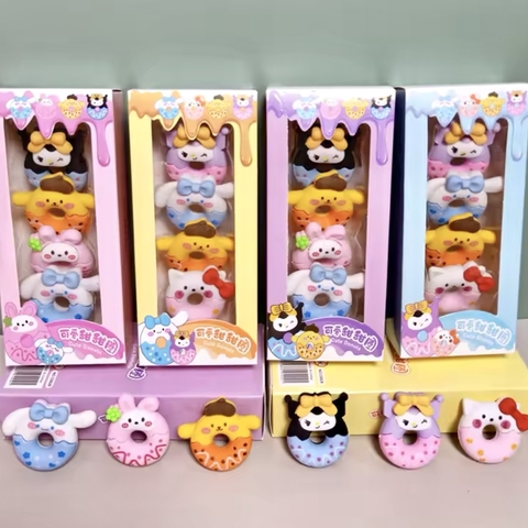 Set gomas de borrar x 4 - Sanrio