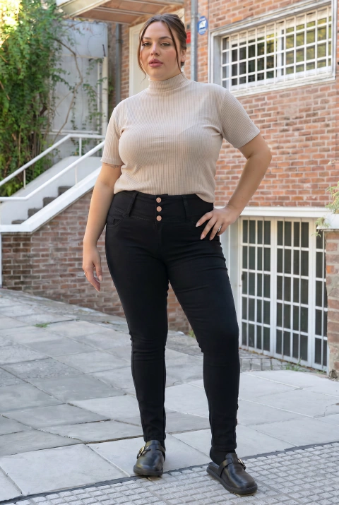 CHUPIN TRIPLE CINTURA NEGRO