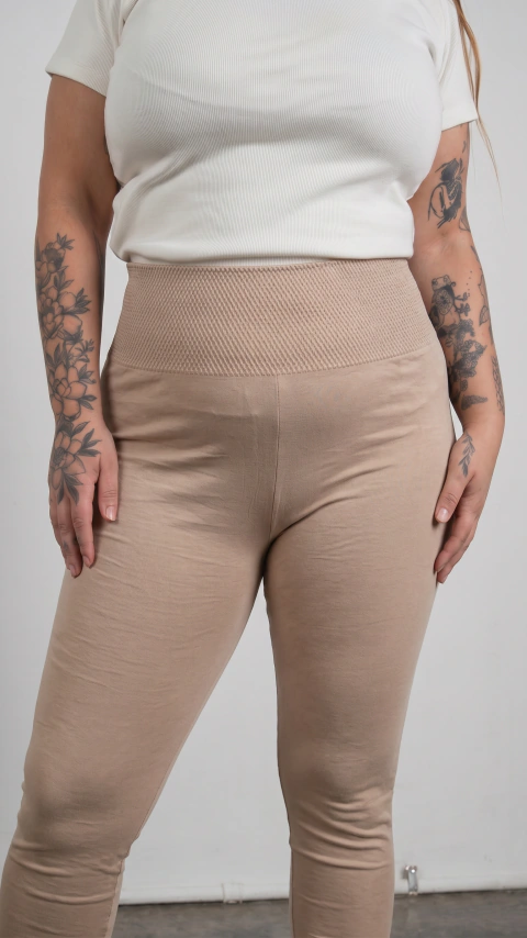 CALZA TERMICA BEIGE