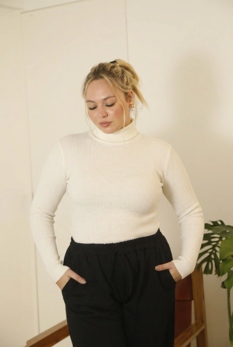 POLERA MORLEY DE LANA NATURAL