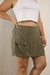 POLLERA SHORT CARGO SOFT VERDE - tienda online