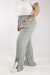 PANTALON LINO CON TAJO VERDE - tienda online