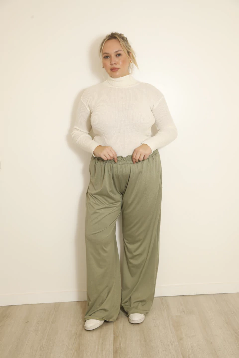 PALAZO RETRO VERDE - comprar online