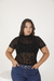 MEDIA POLERA TUL FUEGO NEGRA - comprar online