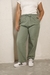 PANTALON LIENZO CON BOTAMANGA AJUSTABLE VERDE