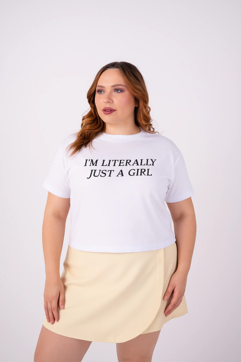 REMERA ALGODON GIRL BLANCA - comprar online