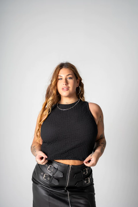 MUSCULOSA HAWAII NEGRA - comprar online