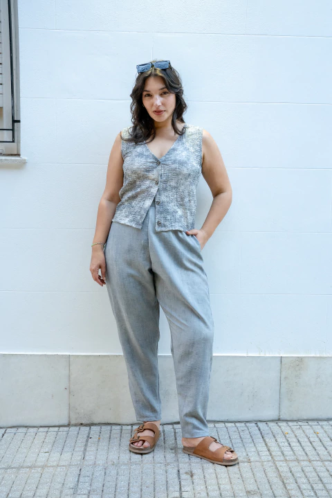 CHUPIN LINO VINTAGE GRIS - comprar online