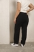 PANTALON LIENZO CON BOTAMANGA AJUSTABLE NEGRO - Kala.Baza