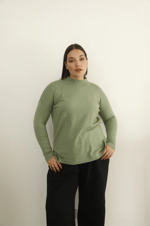 MEDIA POLERA BREMER VERDE