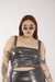 TOP GLITTER GRIS - Kala.Baza