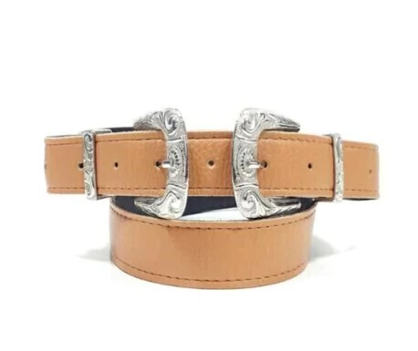 CINTO DOBLE HEBILLA CAMEL
