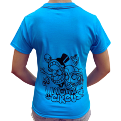 Remera de Digital Circus turquesa en internet
