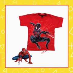 Remera Spiderman manga corta