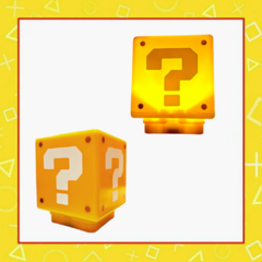 Lámpara de Bloque Mario Bros