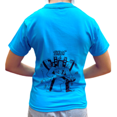 Remera de Skibidi Toilet Celeste en internet