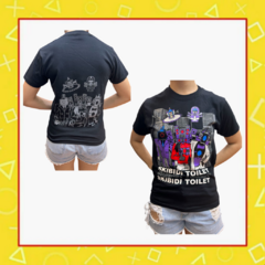 Remera de Skibidi Toilet Manga Corta