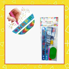 Pulseras Diamond Painting de Stitch