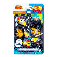 Libreta Scratch Wow de Minions - comprar online