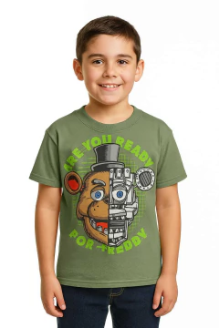 Remera Manga Corta Freddy Verde - comprar online